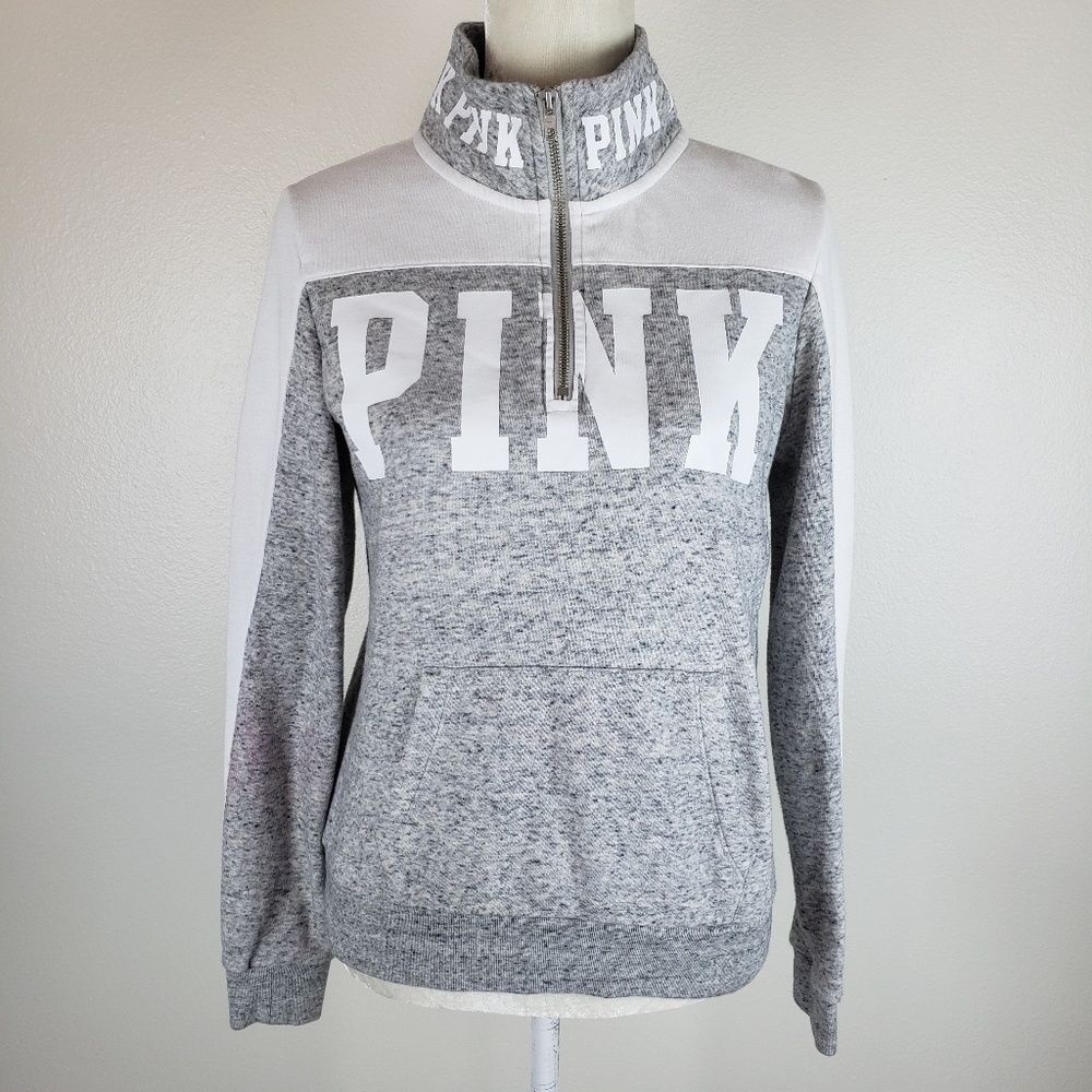 PINK by Victoria's Secret Half Zip Sweatshirt